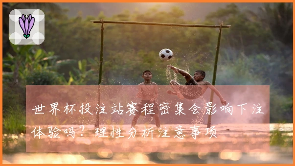 世界杯投注站赛程密集会影响下注体验吗？理性分析注意事项