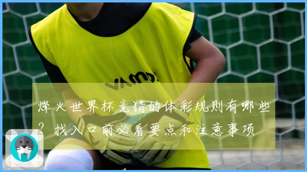 烽火世界杯竞猜的体彩规则有哪些？找入口前必看要点和注意事项